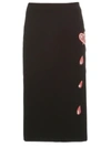 MOSCHINO EMBELLISHED PENCIL SKIRT,66A0BC73-EF0A-D0B7-117C-6374FA2675E9