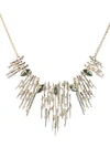 ALEXIS BITTAR WOMEN'S NAVETTE CRYSTAL SPIKED BIB NECKLACE,0400011624511