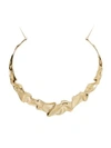 ALEXIS BITTAR 10K Goldplated Crumpled Metal Collar Necklace