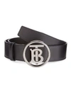 BURBERRY Logo Leather Belt