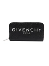 Givenchy Iconic Prints Continental Wallet In Black