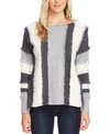 VINCE CAMUTO COLORBLOCKED LOOP-STITCH SWEATER