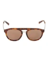 SEAN JOHN 55MM FAUX TORTOISESHELL ROUND SUNGLASSES,0400011195320