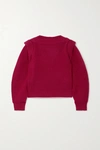 ISABEL MARANT JODY RIBBED WOOL AND CASHMERE-BLEND SWEATER