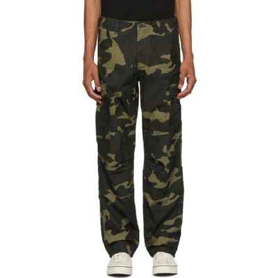 Carhartt Green & Brown Camouflage Cargo Pants