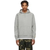 Carhartt Light Grey Cotton Blend Hooded Chase Sweat In V690 Grey