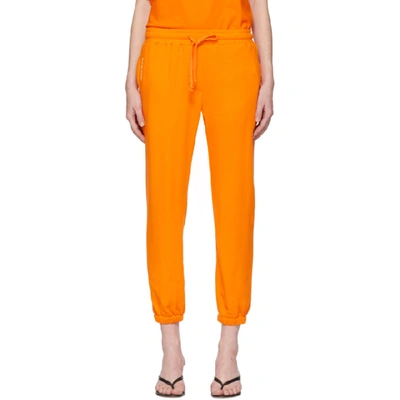 Pushbutton Orange Logo Lounge Trousers