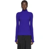 HELMUT LANG HELMUT LANG BLUE ESSENTIAL TURTLENECK