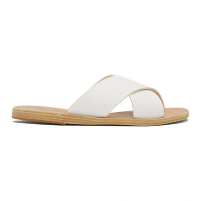 Ancient Greek Sandals Off-white Thais Sandals In Offwhite