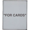 OFF-WHITE OFF-WHITE SILVER QUOTE CARD HOLDER