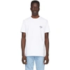 Apc Embroidered-logo Cotton T-shirt In White
