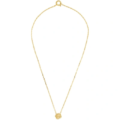 Alan Crocetti Gold Rose Necklace