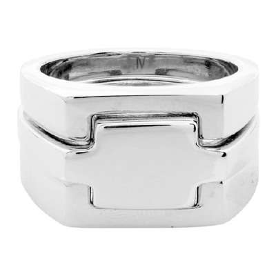 Alan Crocetti Puzzle Ring In Silver