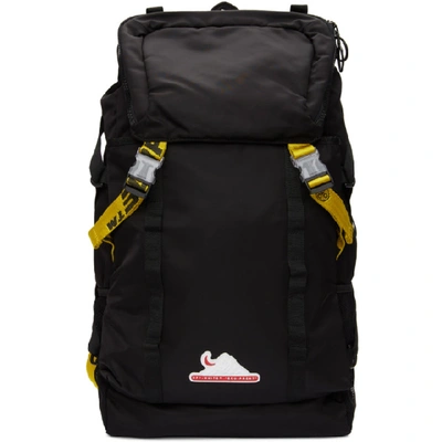 Off-white Industrial-straps Nylon Backpack In Black No Colour