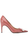 Sergio Rossi Sr1 Embellished Pumps In Pink