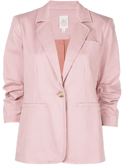 Cinq À Sept Single-breasted Khloe Blazer In Tearose