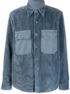 AMI ALEXANDRE MATTIUSSI CORDUROY OVERSHIRT