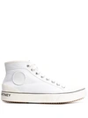 Stella Mccartney + Net Sustain Organic Cotton-canvas High-top Sneakers In White