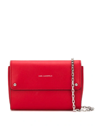 Karl Lagerfeld 'k/ikon' Portemonnaie In Red