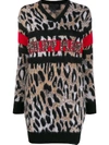 Philipp Plein Leopard Print Jumper In 大地色