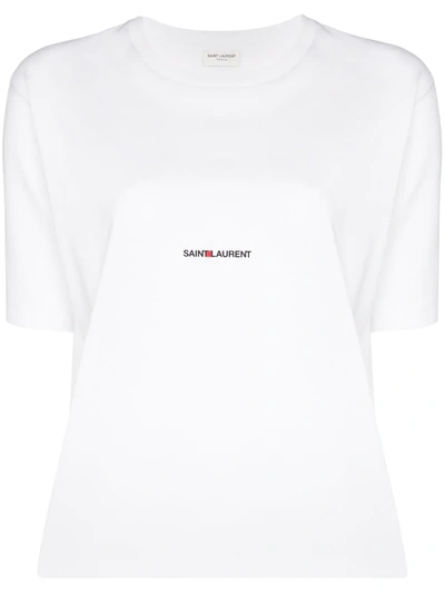SAINT LAURENT LOGO-PRINT T-SHIRT