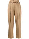 BRUNELLO CUCINELLI HIGH-WAISTED TROUSERS