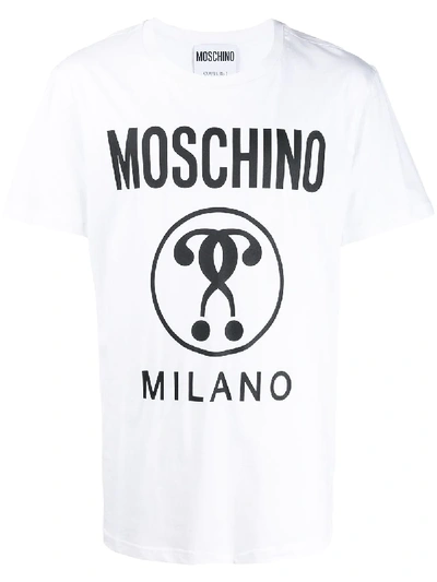 Moschino Logo Printed T In 白色