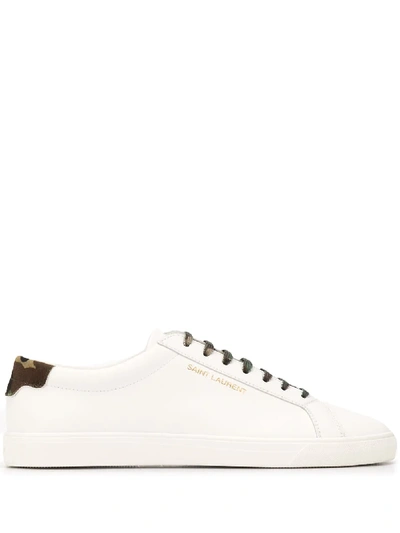 Saint Laurent Andy Sneakers In White