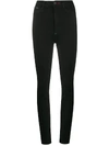 Philipp Plein Super High Rise Skinny Jeans In Black