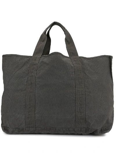 James Perse Large Shopping Tote In Grey