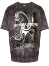 ANDREA CREWS LOGO DRAGON PRINT T-SHIRT