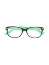 Ray-ban Junior Square Shaped Glasses In Black