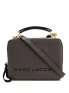 Marc Jacobs Zipped Logo Satchel In Grey