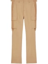 BURBERRY TWILL CARGO TROUSERS