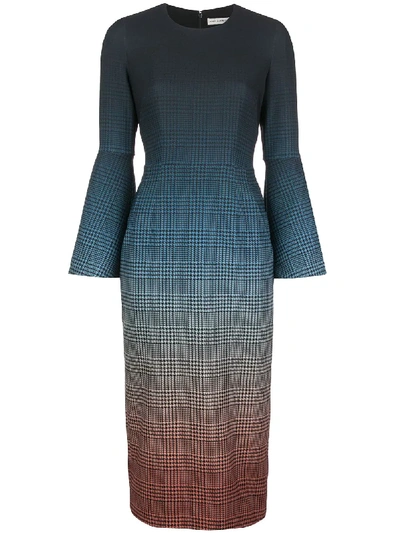 Mary Katrantzou Sunday Ombre Dress In 蓝色