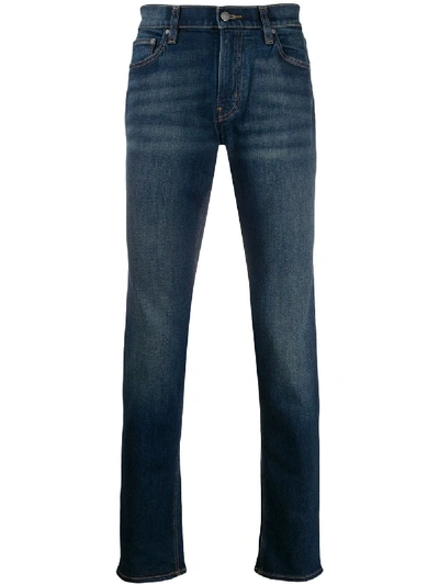 Michael Kors Mid-rise Slim Fit Jeans In Blue