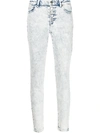 MICHAEL MICHAEL KORS ACID WASH SKINNY JEANS