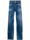 DSQUARED2 STONEWASHED-EFFECT LOOSE-FIT JEANS