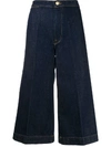 FRAME LE CULOTTE CROPPED JEANS
