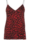 ALICE AND OLIVIA LEOPARD CAMI TOP