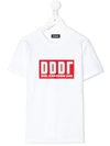 Diesel Kids' Logo Print T-shirt In White