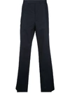 Maison Margiela Side Stripe Straight-leg Trousers In Blue