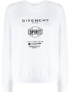 GIVENCHY SPIRIT PRINT CREW NECK SWEATSHIRT