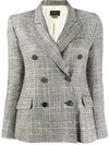 ISABEL MARANT CELEIGH CHECKED DOUBLE-BREASTED JACKET