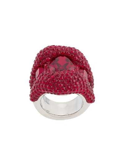 Atelier Swarovski 'penelope Cruz' Ring In Rot