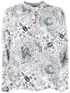 Isabel Marant Étoile Floral-print Shirt In Neutrals