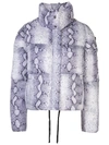 APPARIS SNAKE PRINT PUFFER JACKET