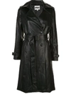 APPARIS LEATHER LOOK TRENCH COAT