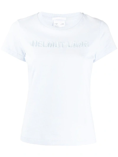 HELMUT LANG T-SHIRTS MIT LOGO-STICKEREI 