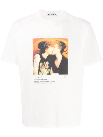 Our Legacy First Kiss T-shirt In White